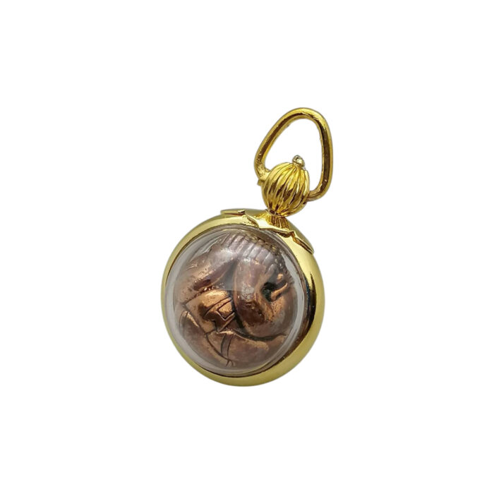 Phra Pidta Gold Pendant by Ajarn Subin – Bild 6