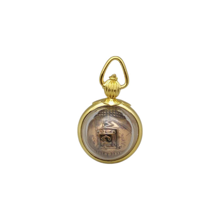 Phra Pidta Gold Pendant by Ajarn Subin – Bild 11