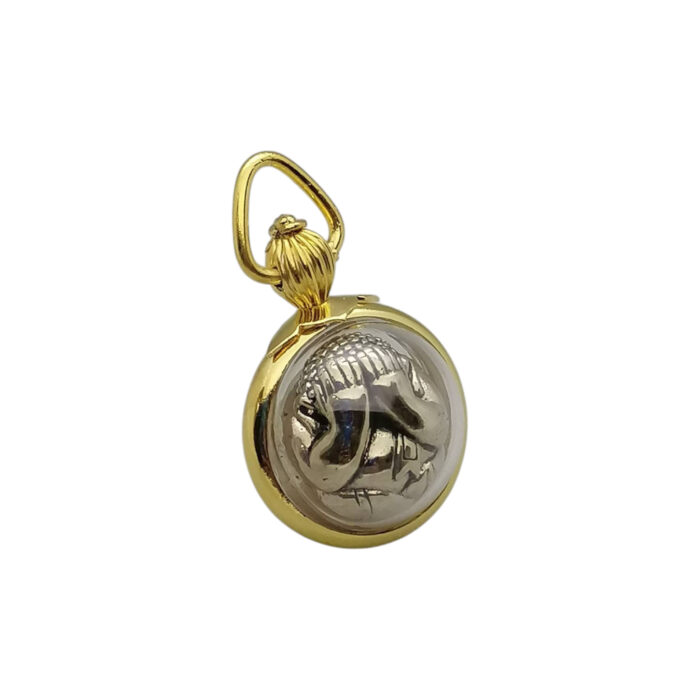 Phra Pidta Gold Pendant by Ajarn Subin – Bild 4