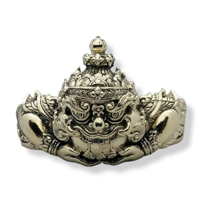 Phra Rahu Gold White Bracelet LP Khambu - immagine 2