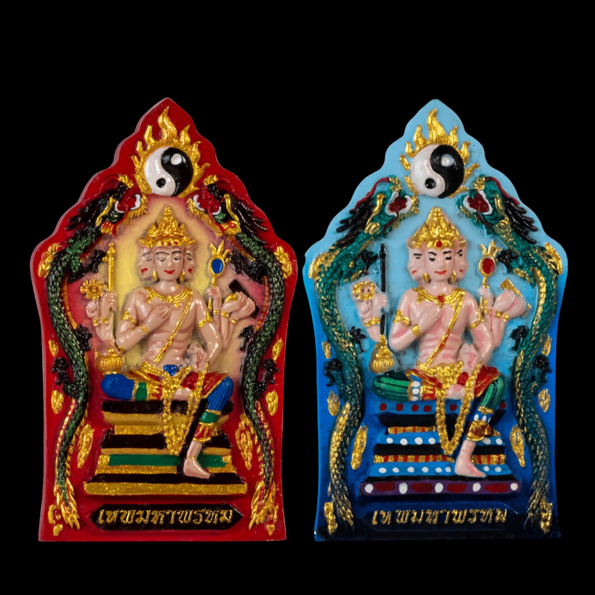 phra phom Ajarn Subin Brahma Phra Phrom Brahma Amulet Ajarn Subin 2558 Phra Phom Brahma amulet by Ajarn Subin