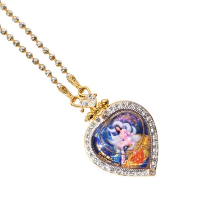 Nine Tailed Fox Heart Shaped Locket by Kruba Baeng - Imagen 4