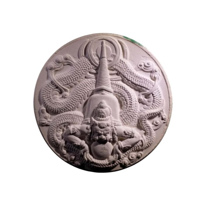 Jatukam Ramathep Green Enamel Amulet Luang Nui 2550 – Image 3