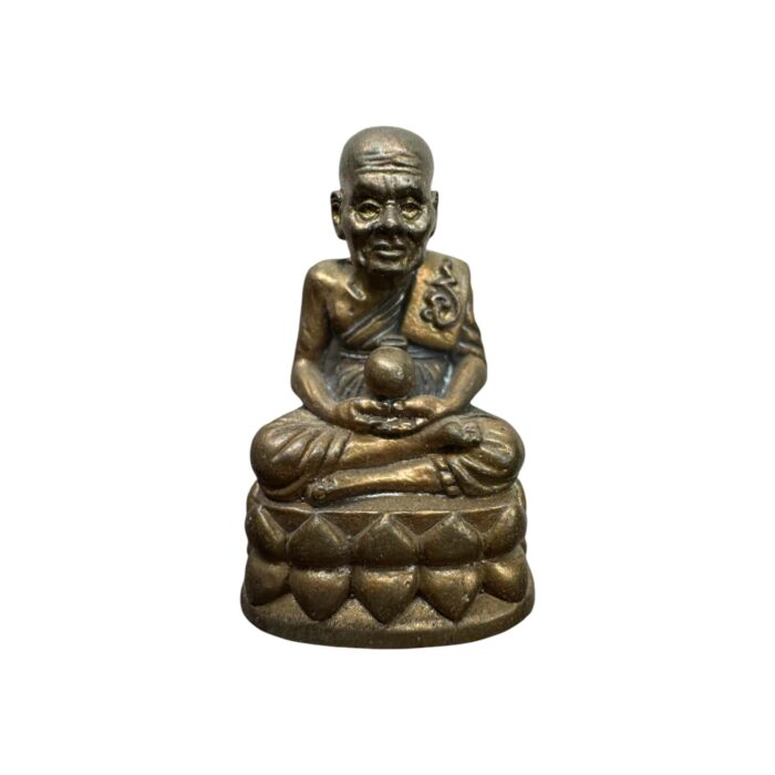 LP Thuad Amulet Metal Talisman by Ajarn Tom 2556 – Bild 5