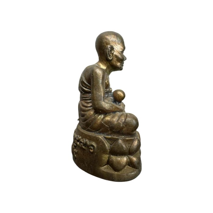 LP Thuad Amulet Metal Talisman by Ajarn Tom 2556 – Bild 3