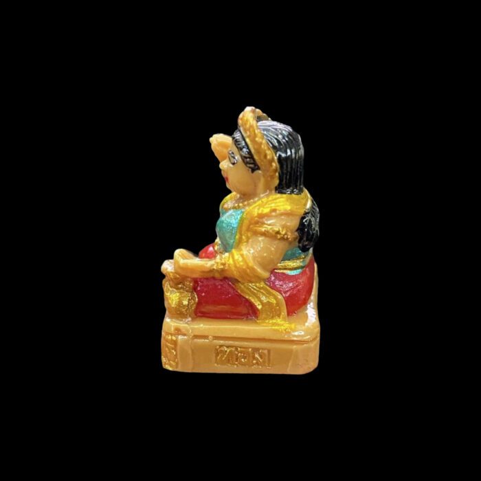 Nang Kwak Wealth Goddess Mini Statue by Kruba Krissana 2559 – Image 4