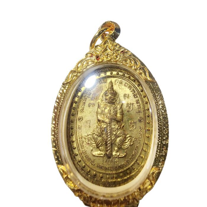 Ruay Phutthakhun Thao Wessuwan Amulet by LP Phat  – Bild 2