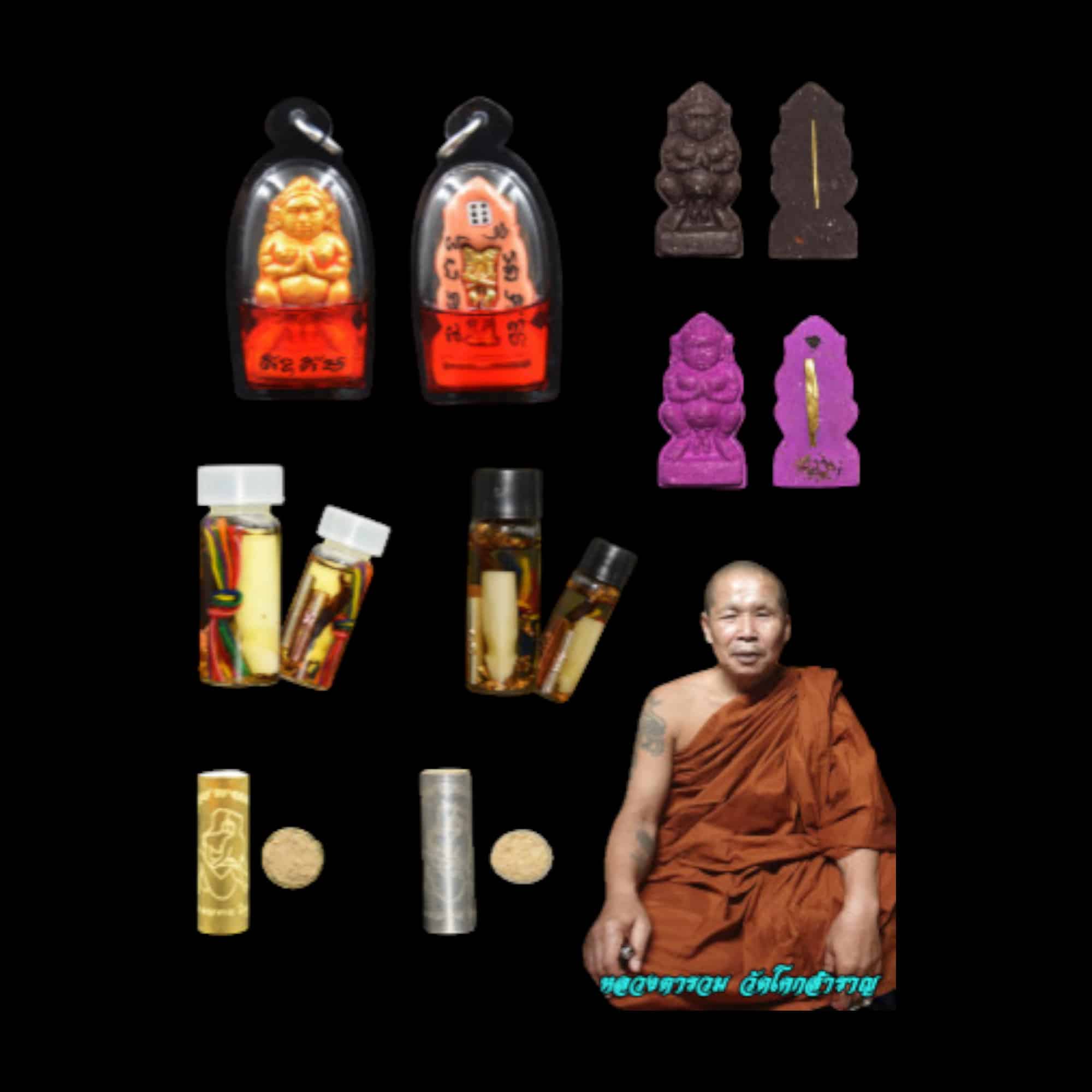 Luang Ta Ruam 1 1 Paladkik Pho Setthi Protective Oil by Luang Ta Ruam 2566 Paladkik Pho Setthi Protective Oil by Luang Ta Ruam 2566 - Image 3