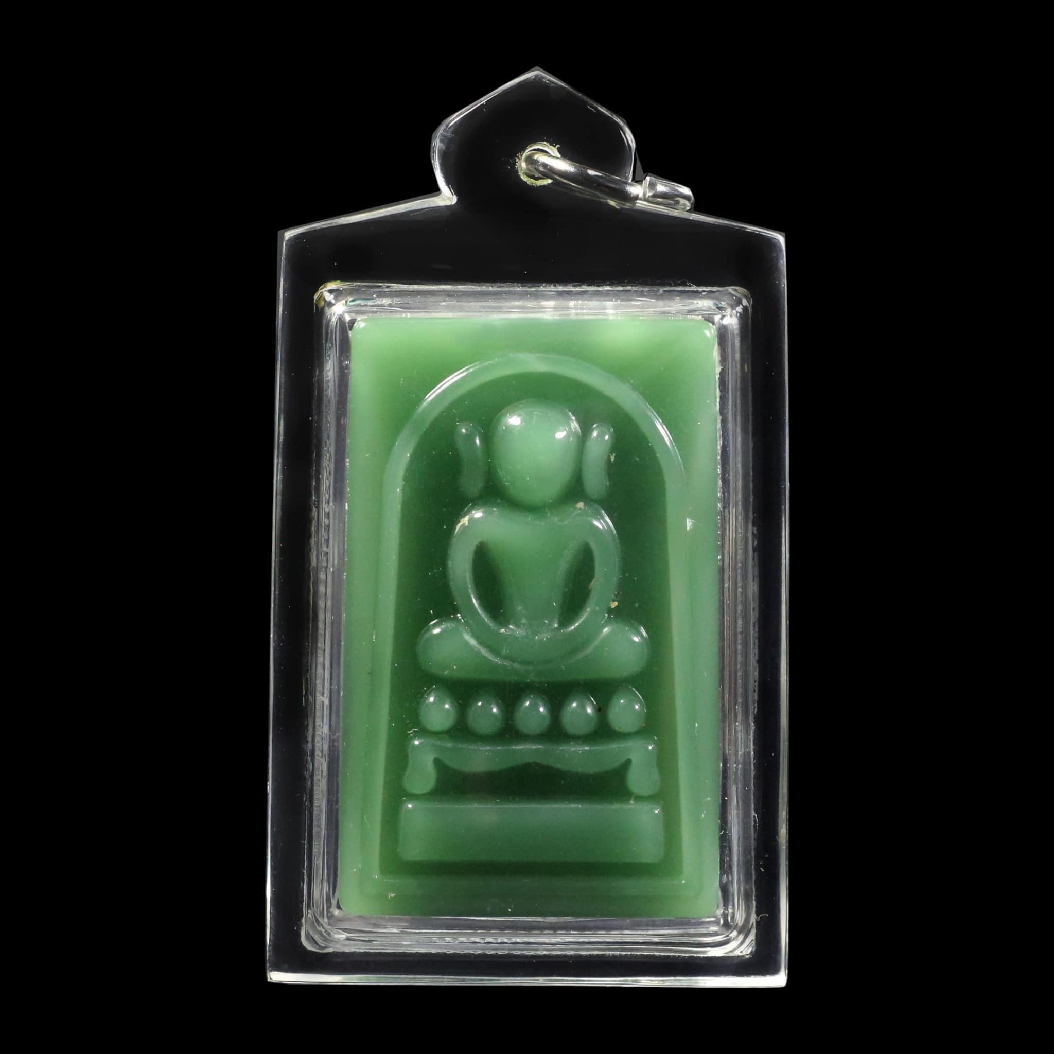 Pierre de jade Phra Somdej LP Hong 2555 Pierre de jade Phra Somdej par LP Hong 2555