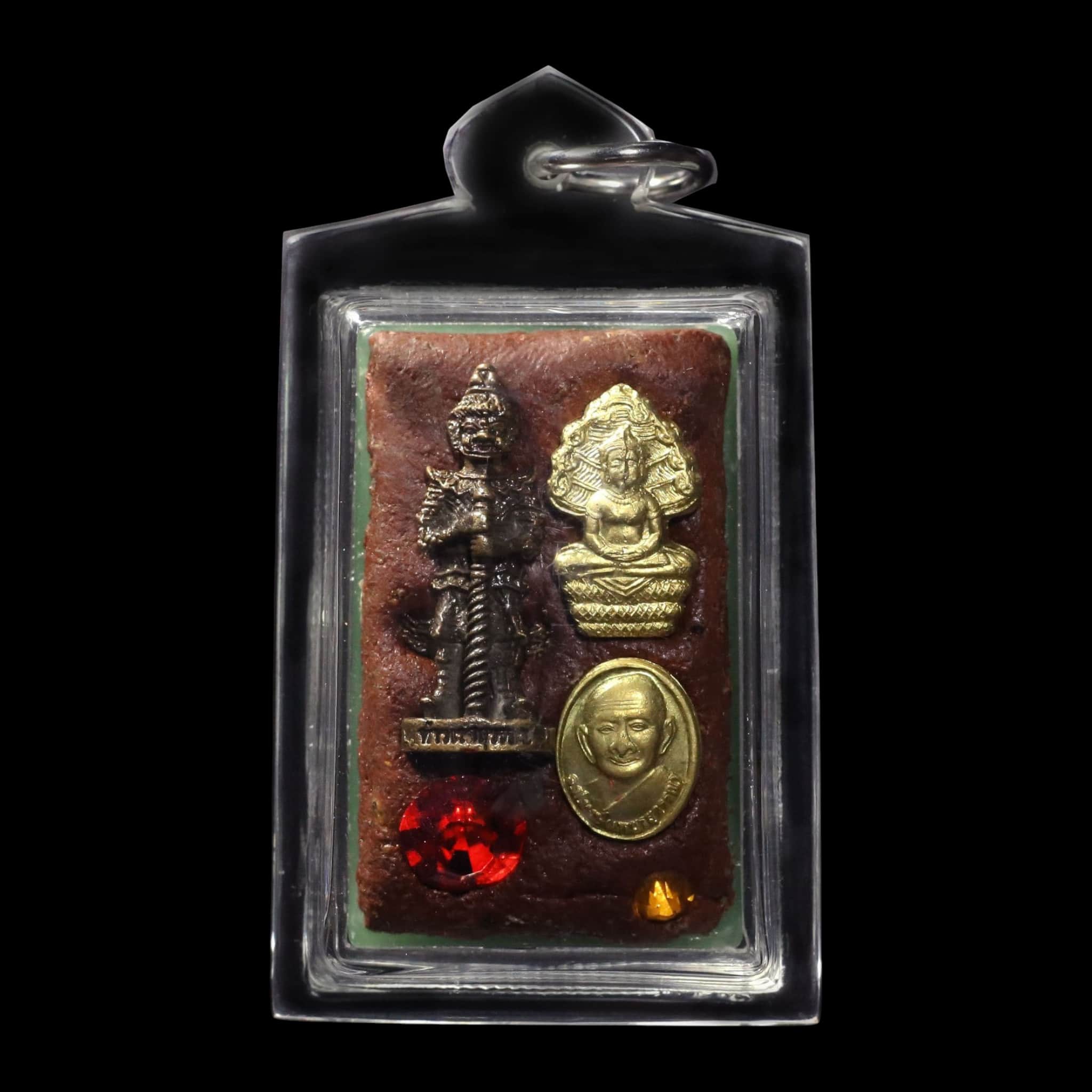 Pierre de jade Phra Somdej LP Hong 2555 Pierre de jade Phra Somdej par LP Hong 2555 - Image 2