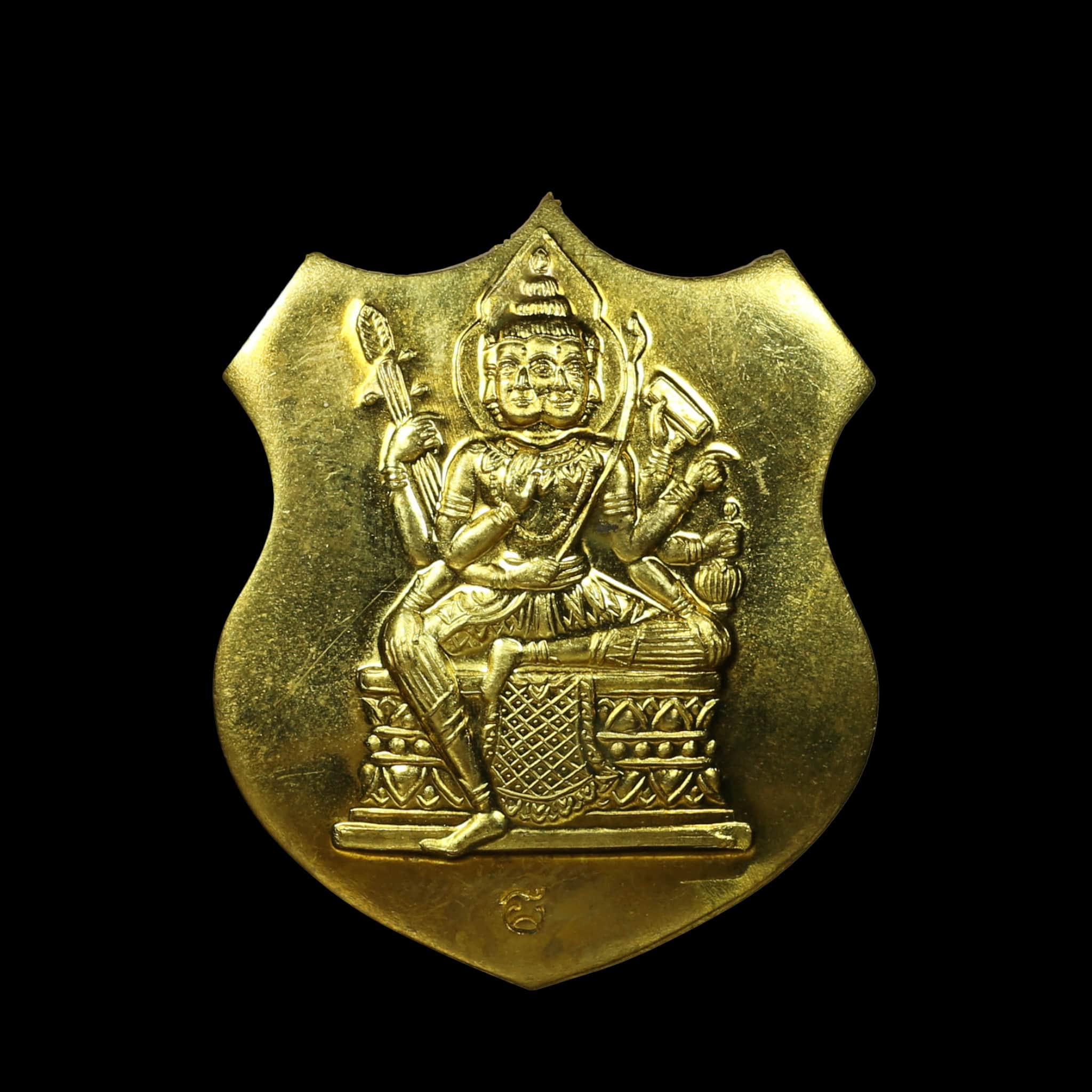 Phra Phom LP Chamnan 2561 Brahma Phra Phrom Coin by LP Chamnan 2561 Brahma Phra Phrom Coin by LP Chamnan 2561 - Image 4