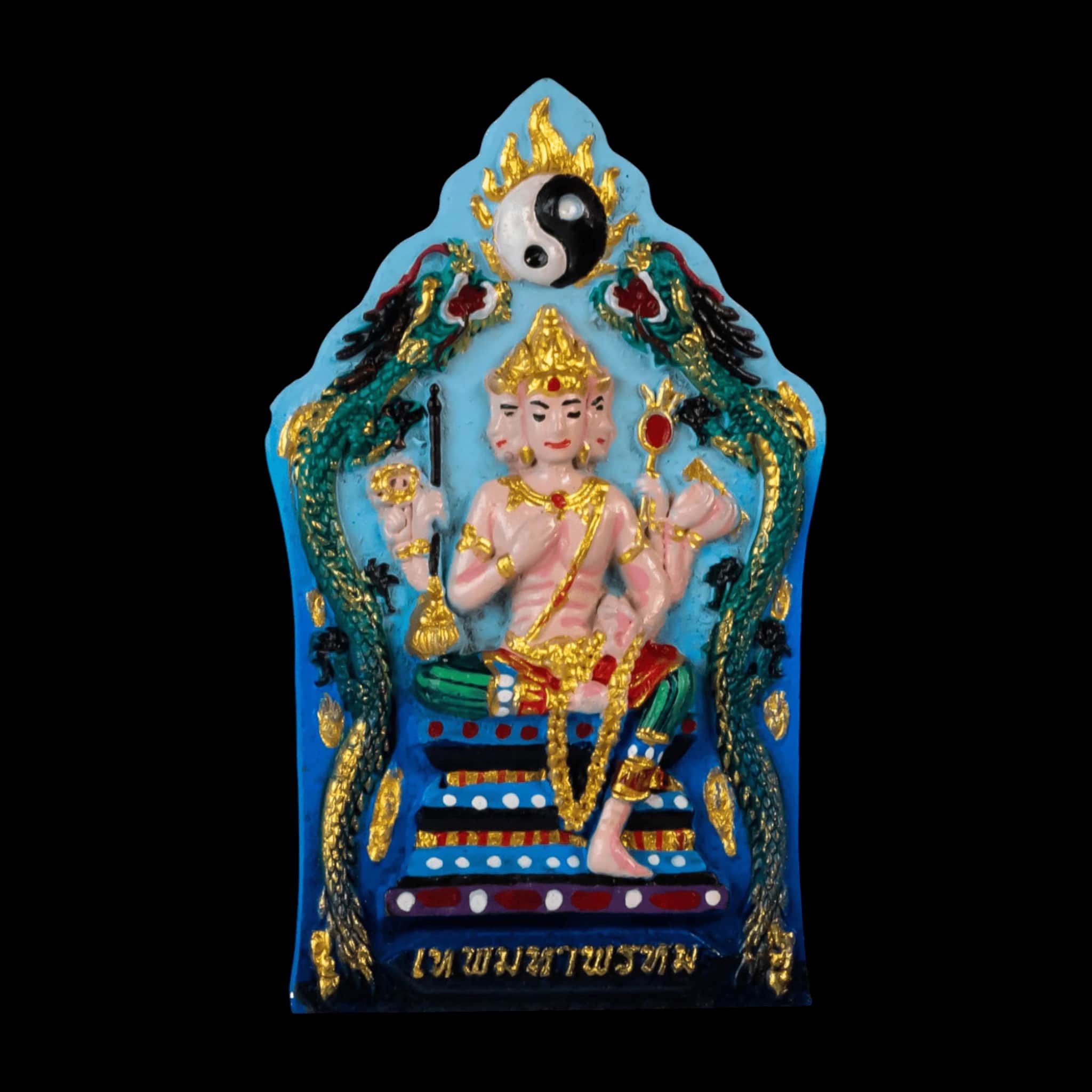 brahma ajarnsubin Phra Phrom Brahma Amulet Ajarn Subin 2558 Phra Phrom Brahma Amulet Ajarn Subin 2558 - Image 3