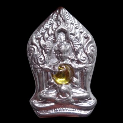Khun Paen Silver Leklai with Naga Gem by LP Yai_LP Somporn