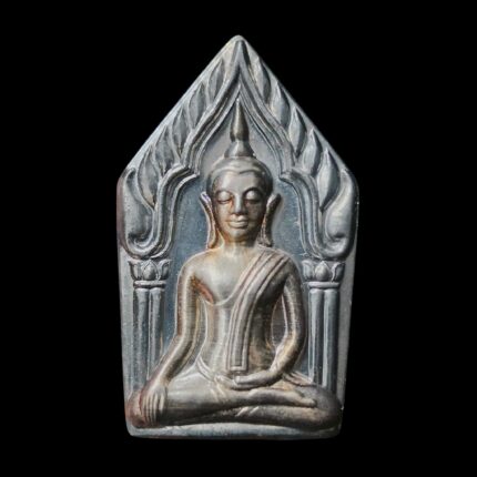 Khun Paen Trois Rois avec Kuman Thong par LP Poon 2548_Argent